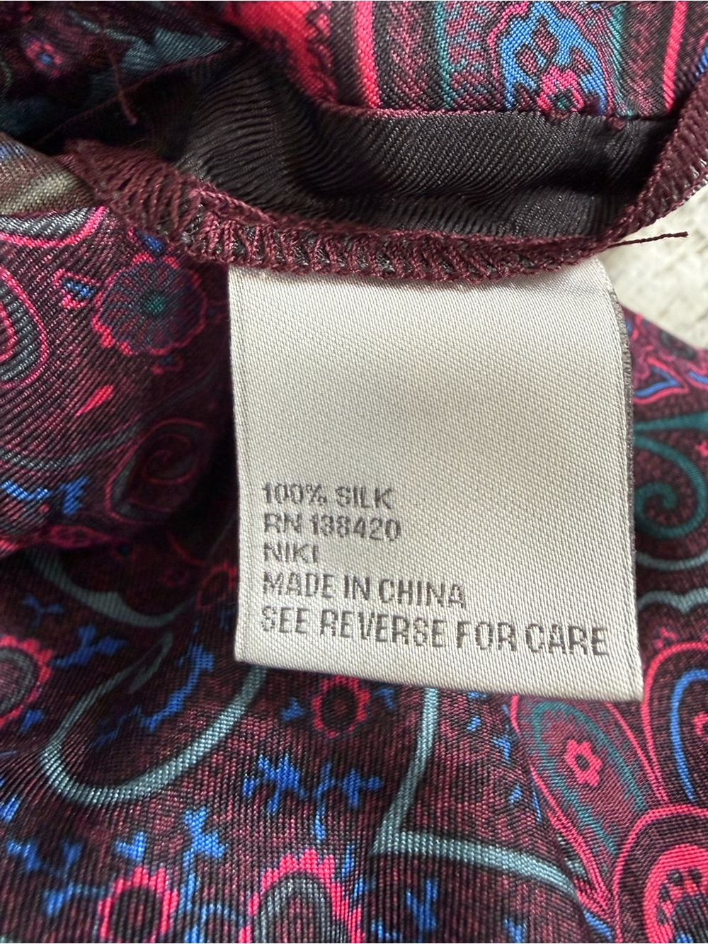 Carlisle Silk Paisley Pants - Picture 4 of 8